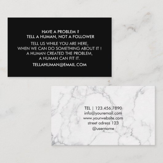 心理学者白黒名刺 名刺 (正面/裏面)