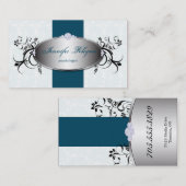 心理学者精神科医エレガント名刺 名刺 (正面/裏面)