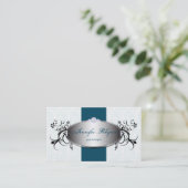 心理学者精神科医エレガント名刺 名刺 (スタンド正面)