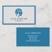 心理学者精神科医カウンセラー 名刺 (正面/裏面)