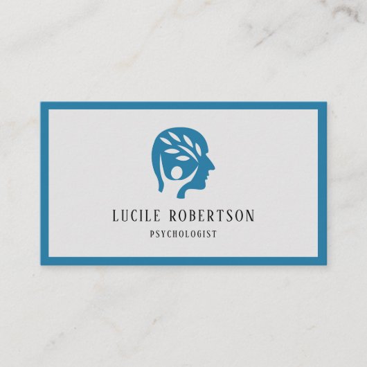 心理学者精神科医カウンセラー 名刺 (正面)