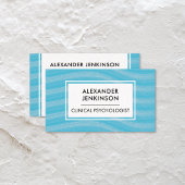 心理学者精神科医セラピストゼンブルーウェーブ 名刺