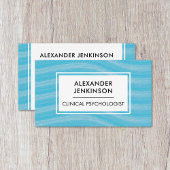 心理学者精神科医セラピストゼンブルーウェーブ 名刺