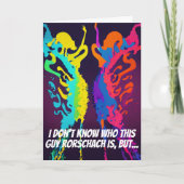 心理学者精神科医又はカウンセラー誕生日 カード (正面)