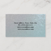 心理学者結婚相談員はっきりしたイニシャル 名刺 (裏面)