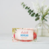 心理学者 – アーティストウォーターカラーフローラ 名刺 (スタンド正面)