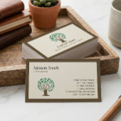 心理学者 – エレガントツリー記号 名刺