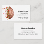 心理学者・カウンセラー 名刺 (正面/裏面)