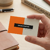 心理学者 – シンプルエレガントスタイリッシュ 名刺