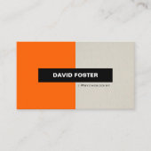 心理学者 – シンプルエレガントスタイリッシュ 名刺 (正面)