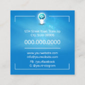 心理学者 スクエア名刺 (裏面)