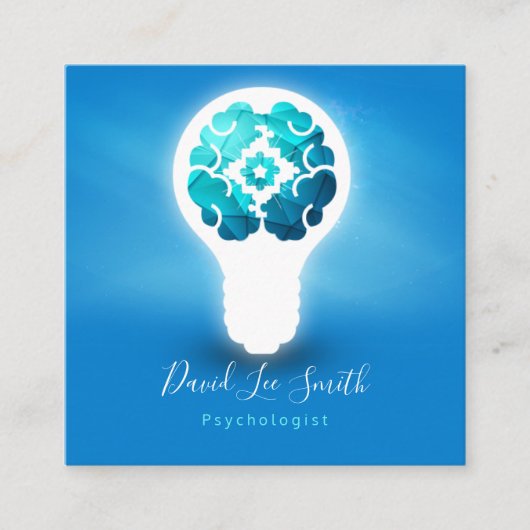 心理学者 スクエア名刺 (正面)