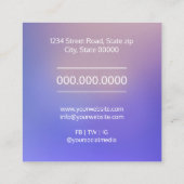 心理学者 スクエア名刺 (裏面)