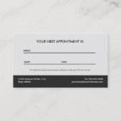 心理学者 – ナチュラエレガントルテーマ 予約カード (裏面)