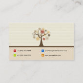 心理学者 – ナチュラエレガントルテーマ 名刺 (裏面)