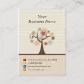 心理学者 – ナチュラスタイリッシュルテーマ 名刺 (裏面)