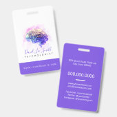 心理学者 バッジ (表裏)