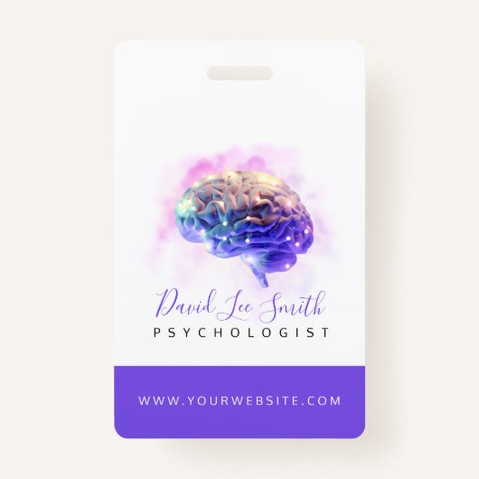 心理学者 バッジ (正面)