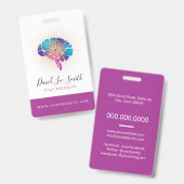 心理学者 バッジ (正面＆裏面)