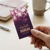 心理学者 – ピンクグリッターきらめき 名刺