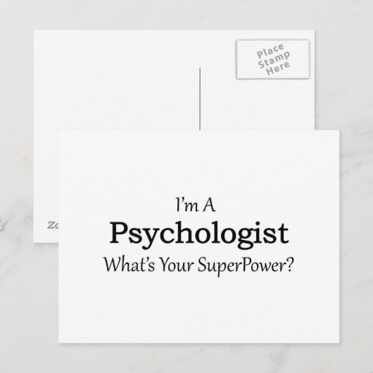 心理学者 ポストカード (正面/裏面)