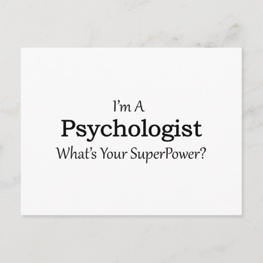 心理学者 ポストカード (正面)