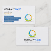 心理学者 – モダン球体 名刺 (正面/裏面)