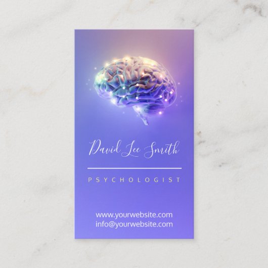 心理学者 名刺 (正面)