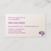 心理学者 名刺 (裏面)