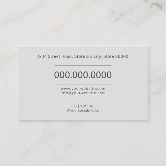 心理学者 名刺 (裏面)