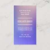 心理学者 名刺 (裏面)