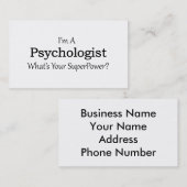 心理学者 名刺 (正面/裏面)