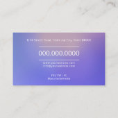 心理学者 名刺 (裏面)