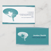 心理学者 名刺 (正面/裏面)