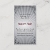 心理学者 名刺 (裏面)