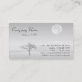 心理学者-月と孤独の木 名刺 (裏面)