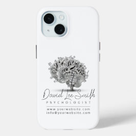 心理学者/神経学者ミニマル主義者 iPhone 15ケース