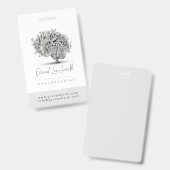 心理学者・神経学者 ミニマリスト バッジ (正面＆裏面)