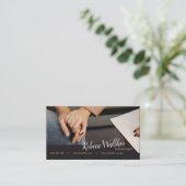 心理学者、精神科医、医師、プライベートクリニック 名刺 (スタンド正面)