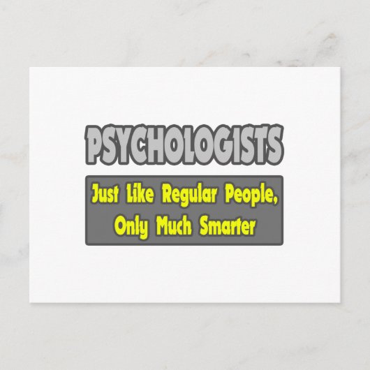 心理学者…頭が切れる. ポストカード (正面)