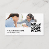 心理学者QRコード 名刺 (正面)