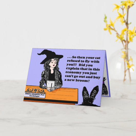 、心理学者Shadowsの顧問先生 カード (黄色い花)