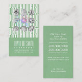 心理学者Tipographyc名刺 名刺 (正面/裏面)