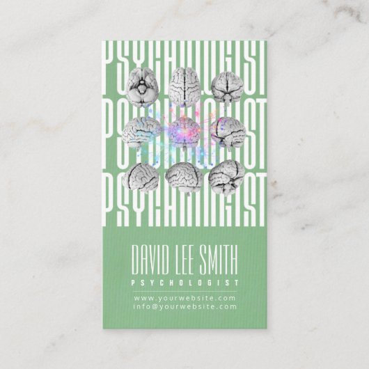 心理学者Tipographyc名刺 名刺 (正面)