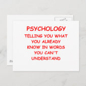 心理学 ポストカード (正面/裏面)
