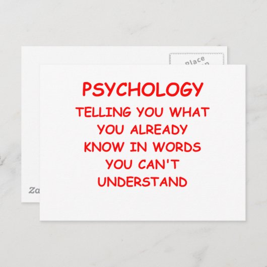 心理学 ポストカード (正面/裏面)