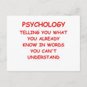 心理学 ポストカード (正面)