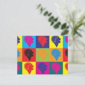 心理学 ポップアート ポストカード (スタンド正面)