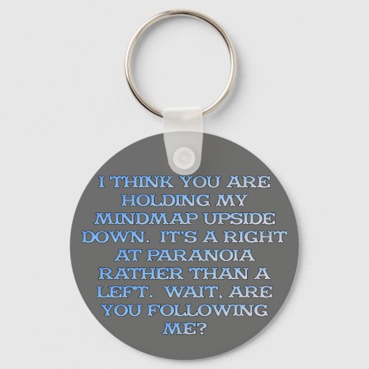 心理学:偏執的な人の勉強 キーホルダー (正面)