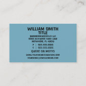 心理学 名刺 (裏面)